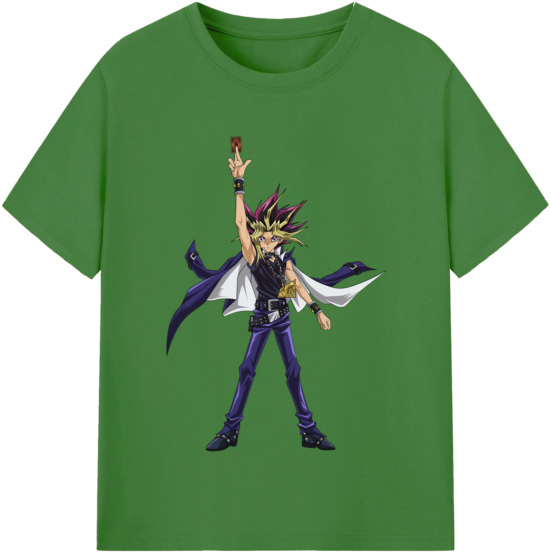 （画像用） 遊☆戯☆王 Yu-Gi-Oh! レディースカジュアルプリントTシャツ（綿100％）